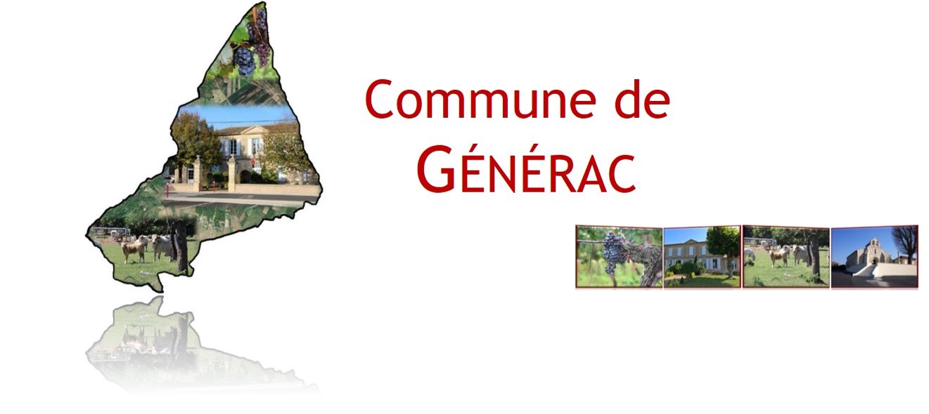 Bienvenu sur le site officiel de la commune de Générac en Gironde